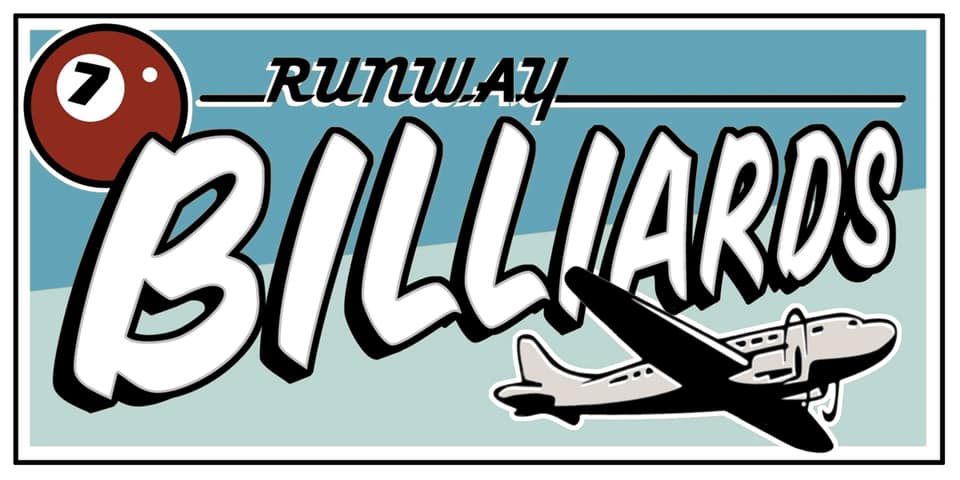 Runway Billiards pool hall exterior/interior