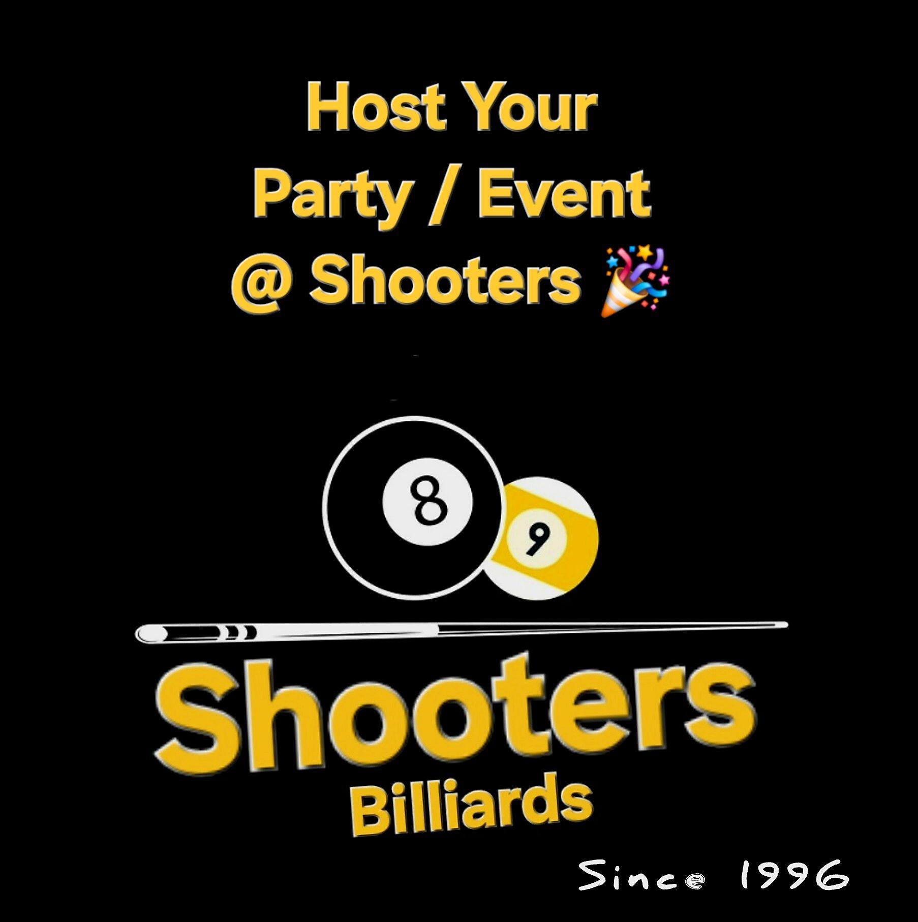 Shooters Bar & Billiards pool hall exterior/interior