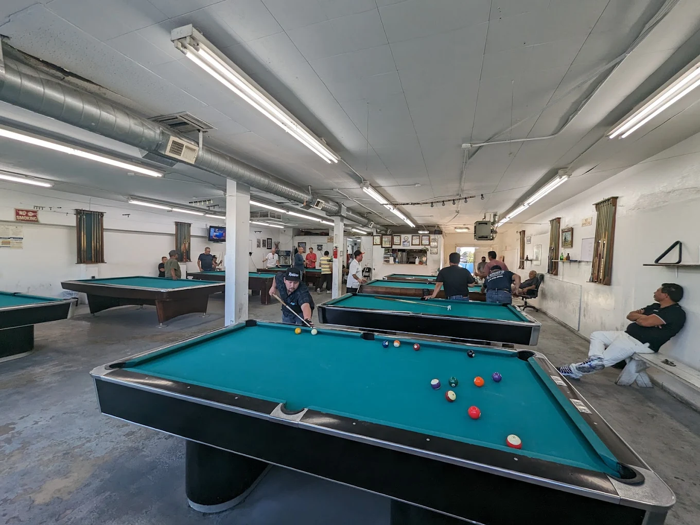 Sylmar Family Pool Hall pool hall exterior/interior