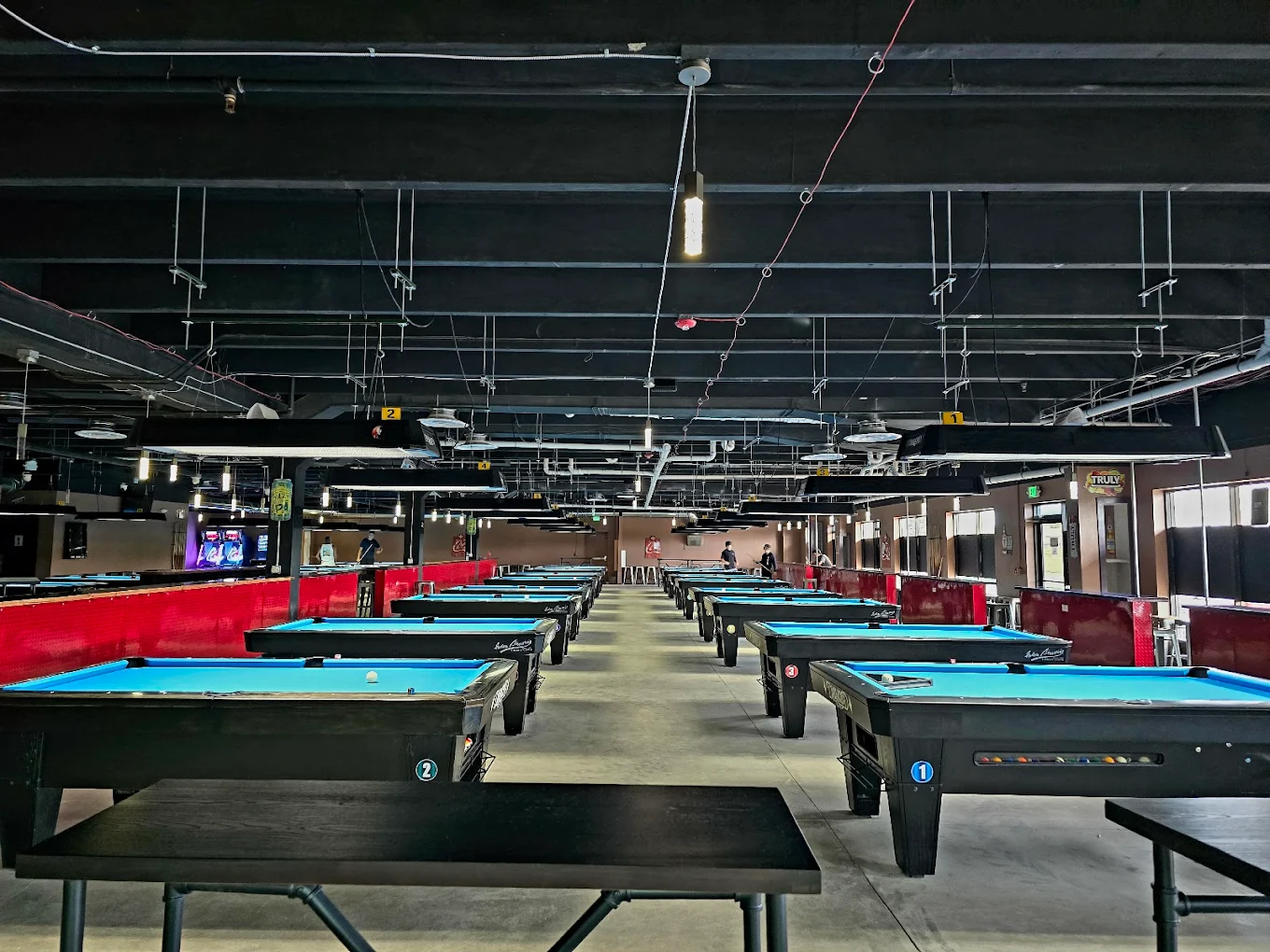 Wreck Room Underground pool hall exterior/interior
