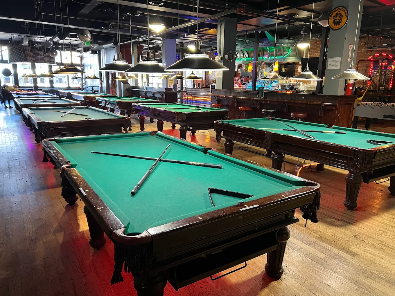 Zanzibar Billiards pool hall exterior/interior