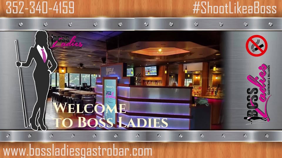 Boss Ladies Gastrobar & Billiards pool hall exterior/interior