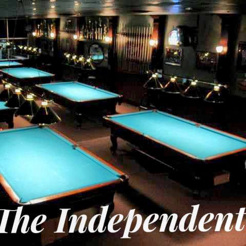 The Independent pool hall exterior/interior