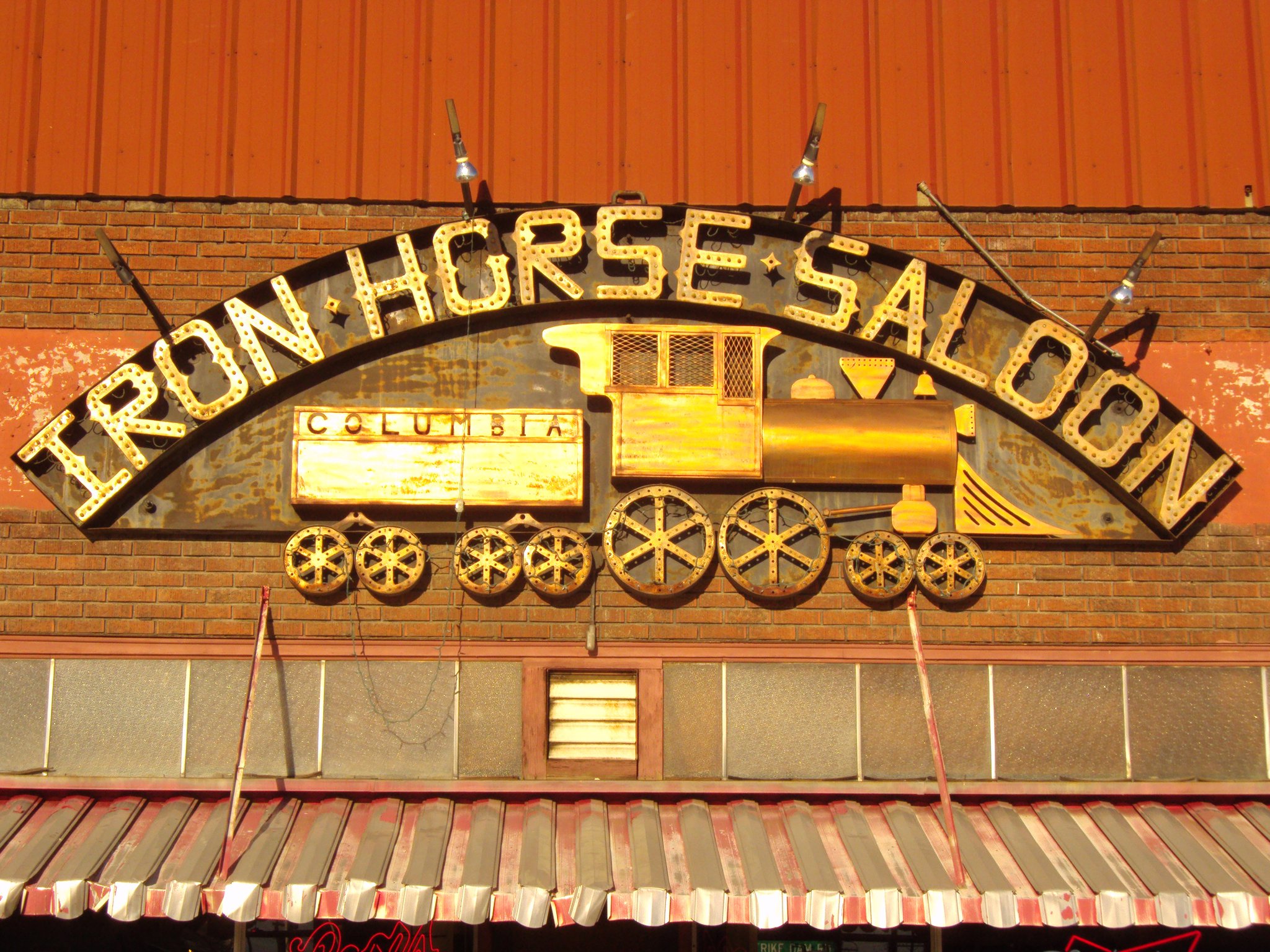 Iron Horse Saloon pool hall exterior/interior