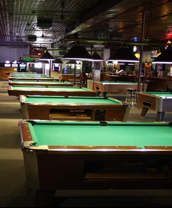 Rockford Billiard Cafe pool hall exterior/interior