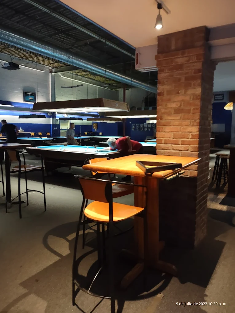 Brickyard Billiards pool hall exterior/interior