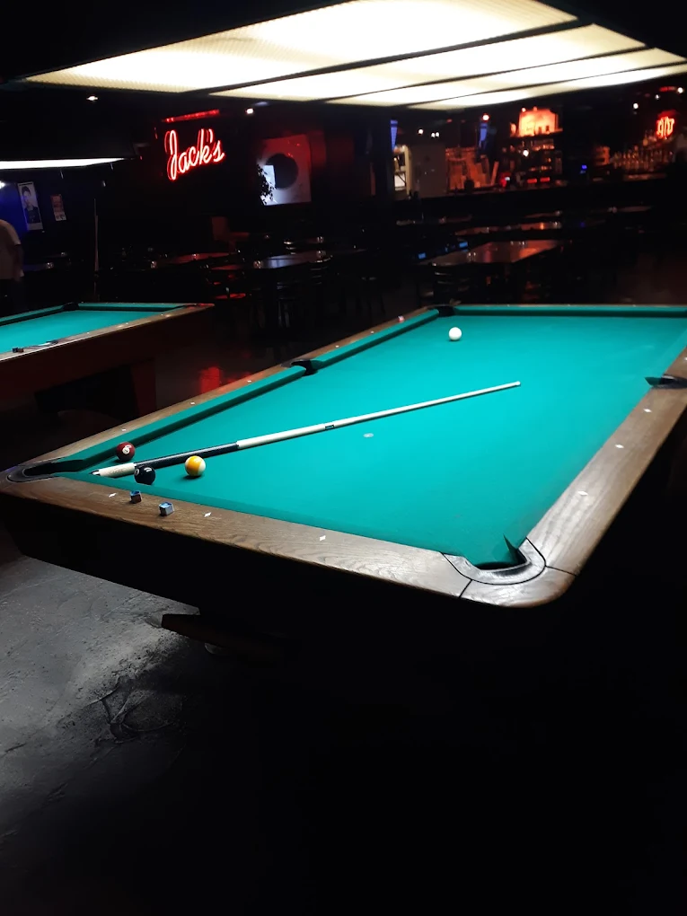 Jack's pool hall exterior/interior