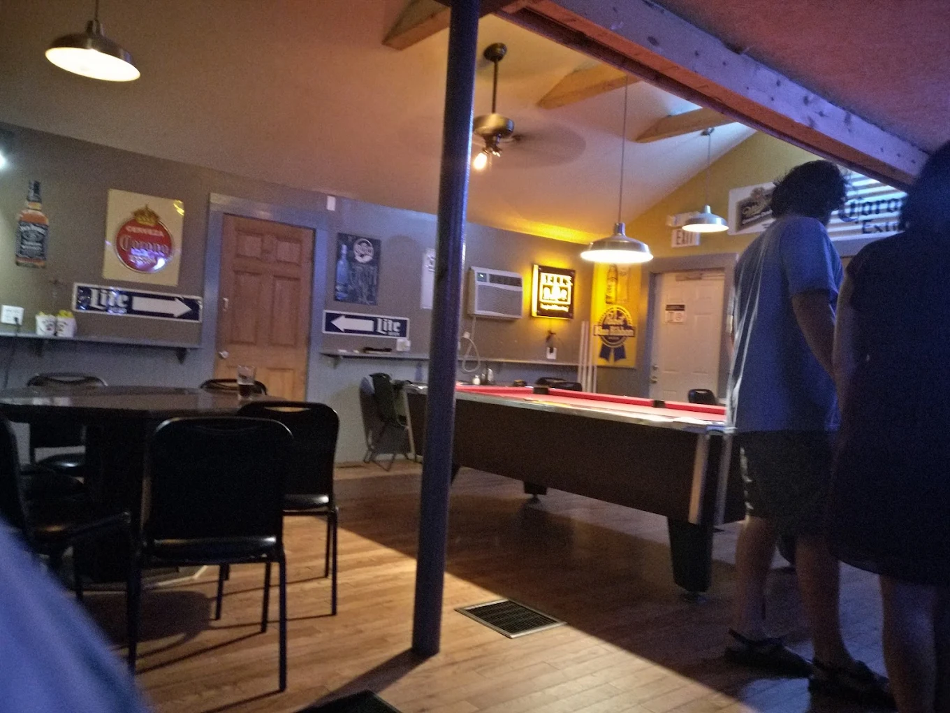 Dorman Street pool hall exterior/interior