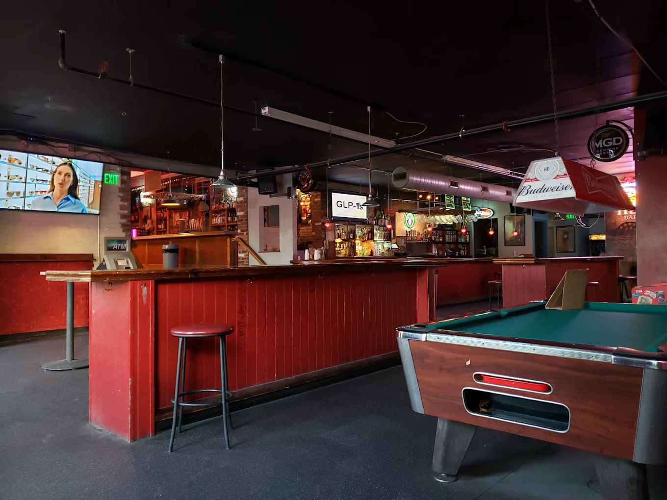 Video Saloon pool hall exterior/interior