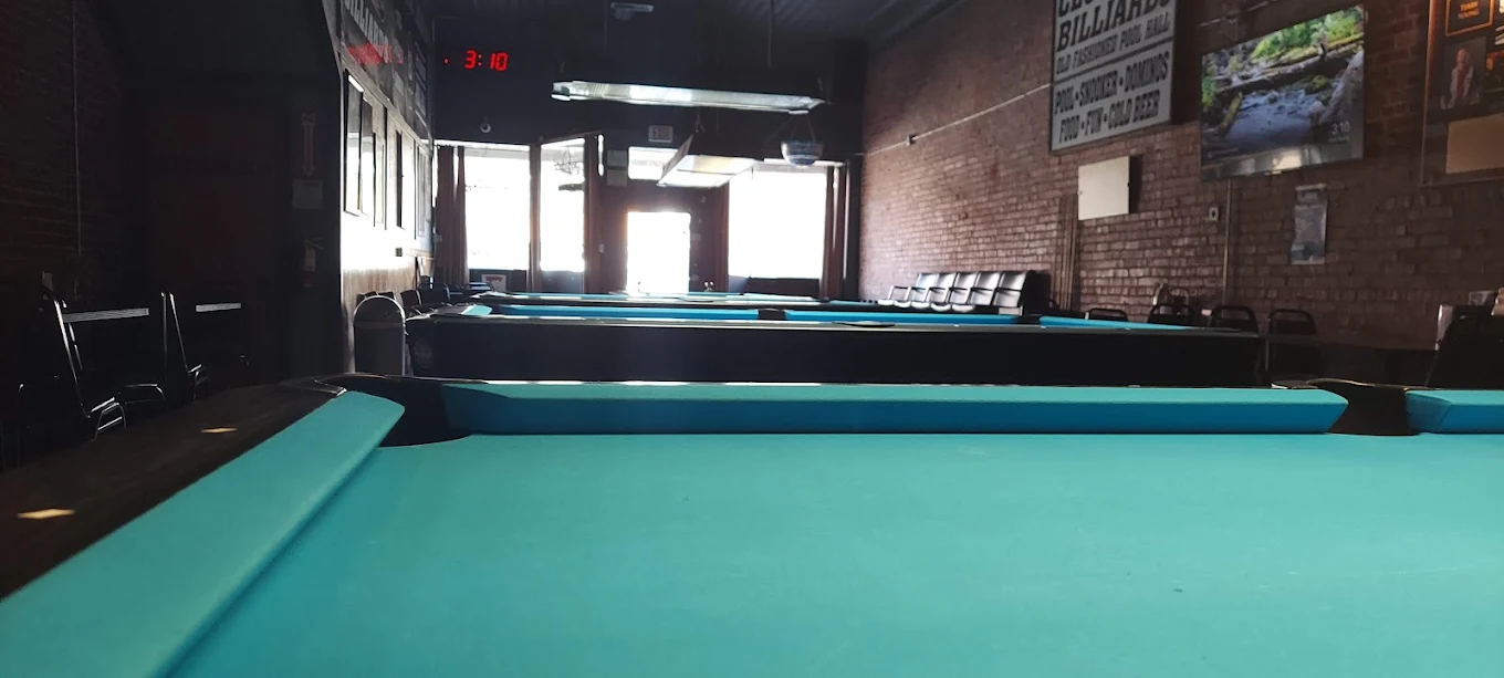 Club Billiards pool hall exterior/interior