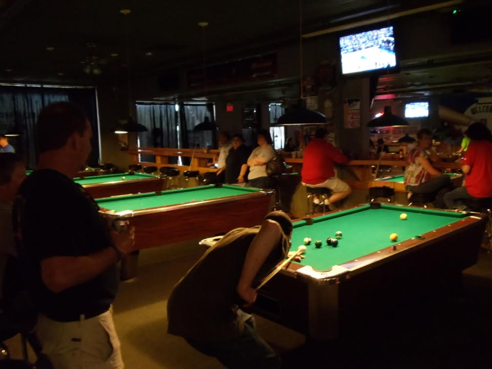 Astro's Billiards & Bar pool hall exterior/interior