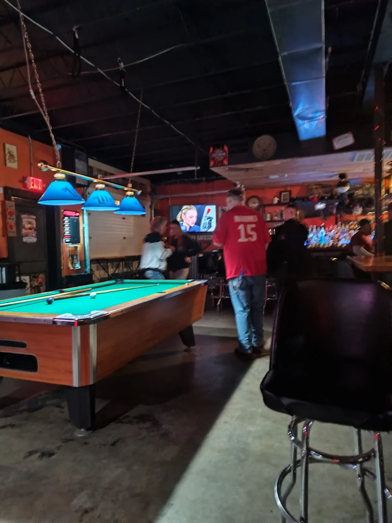 The 913 pool hall exterior/interior