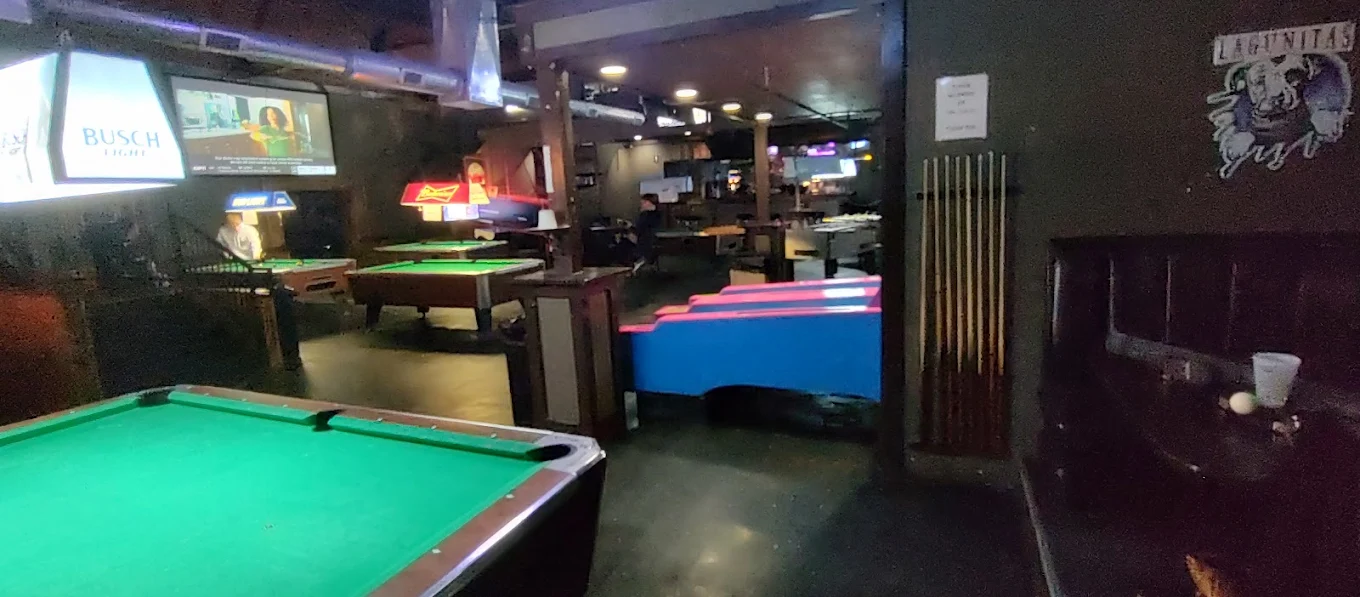 Leroy's Tavern pool hall exterior/interior
