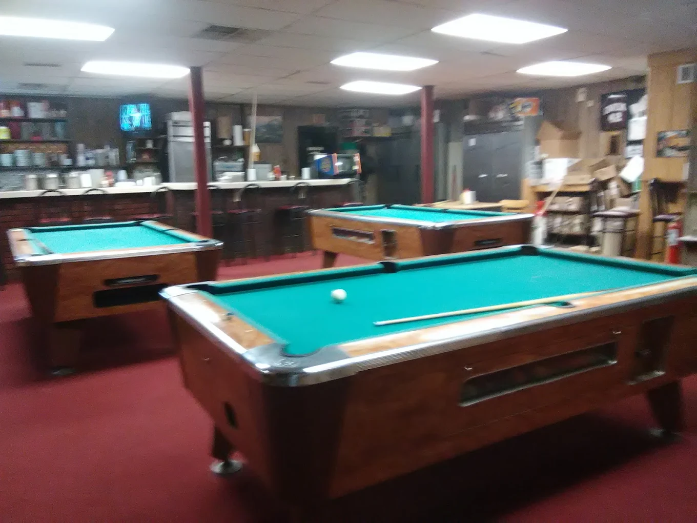 Family Billiards pool hall exterior/interior