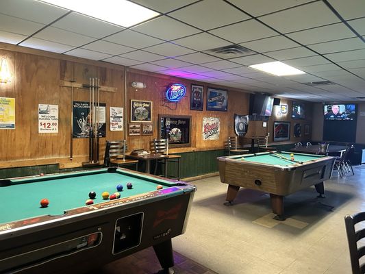 Marma Dukes pool hall exterior/interior