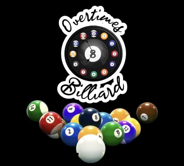 Overtime's Billiards pool hall exterior/interior