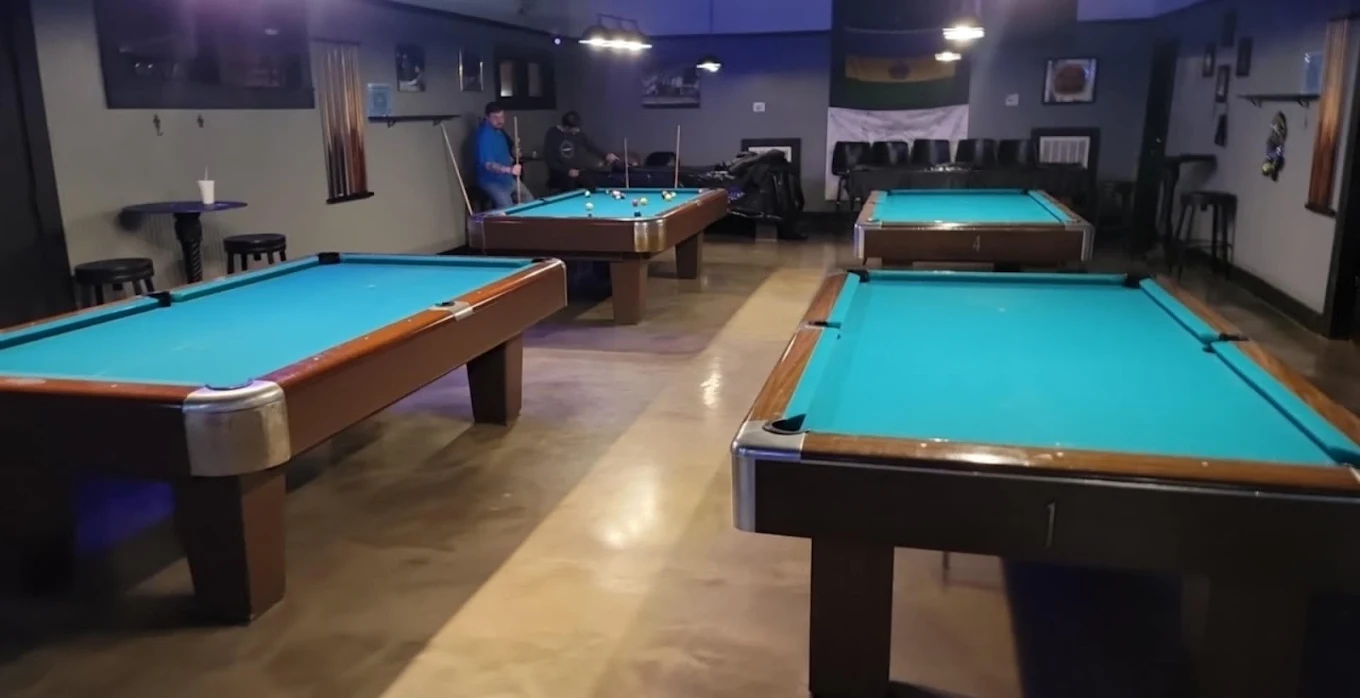 Jack's Place pool hall exterior/interior
