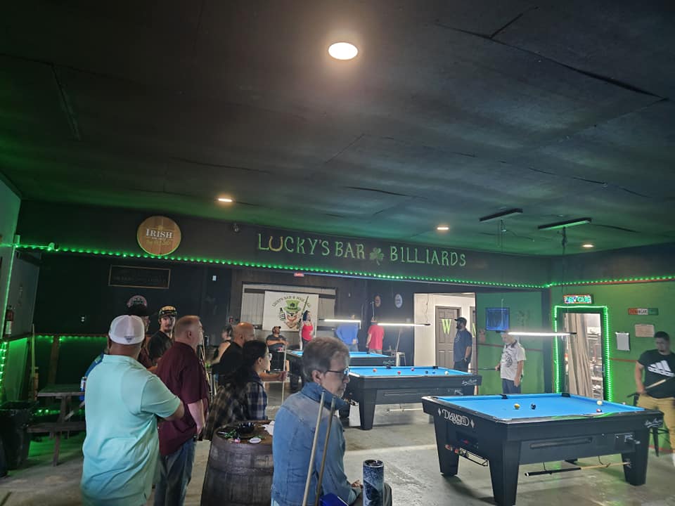 Lucky's Bar & Pool Hall pool hall exterior/interior