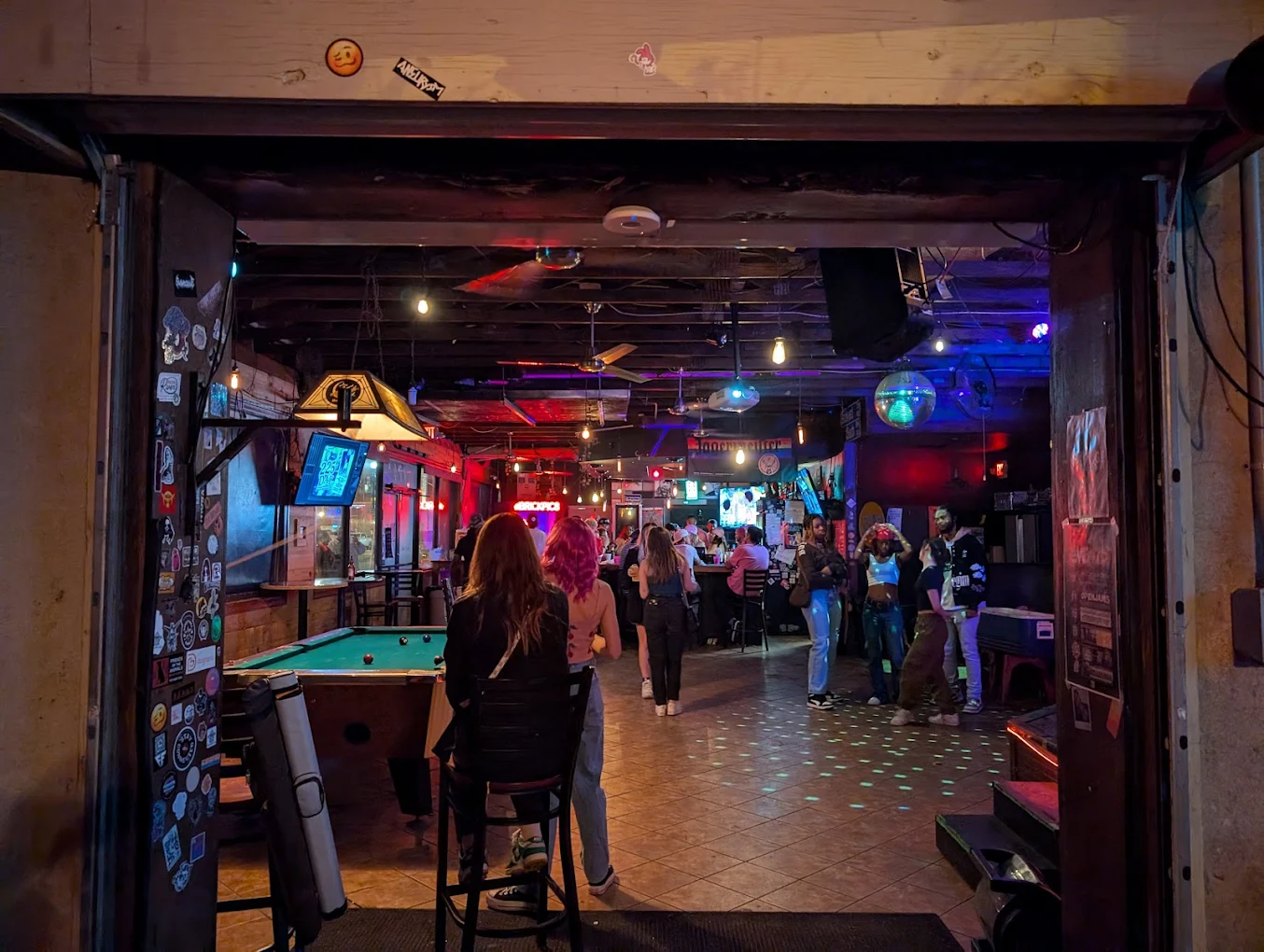 Brickyard South pool hall exterior/interior