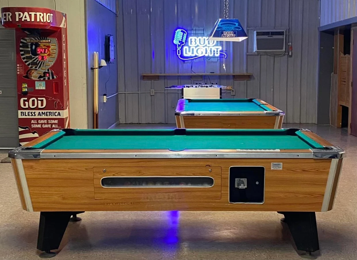 JC's Bar pool hall exterior/interior
