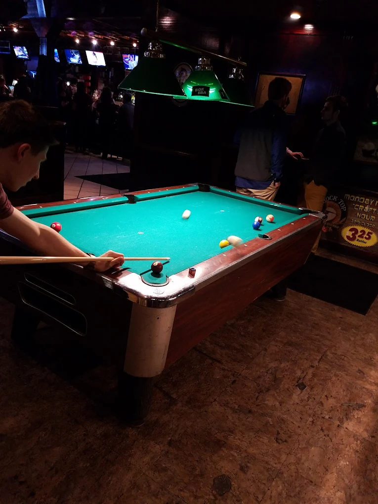 Cornerstone Grill & Loft pool hall exterior/interior
