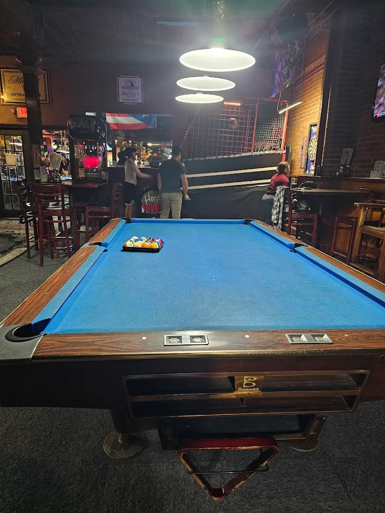 Shooters Bar & Billiards pool hall exterior/interior