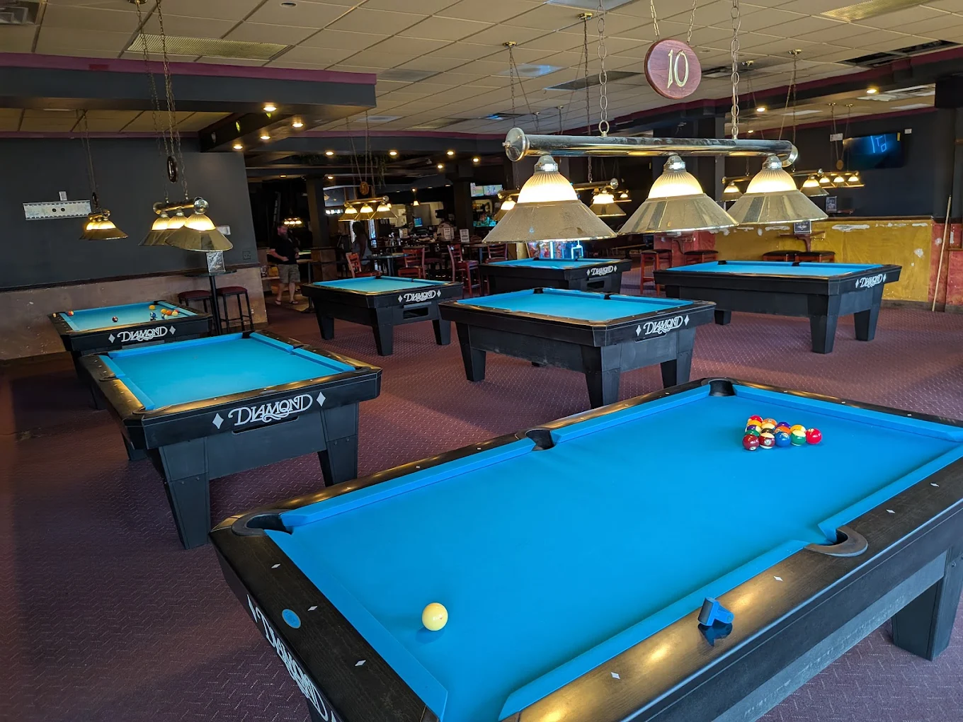The Ivory Room pool hall exterior/interior