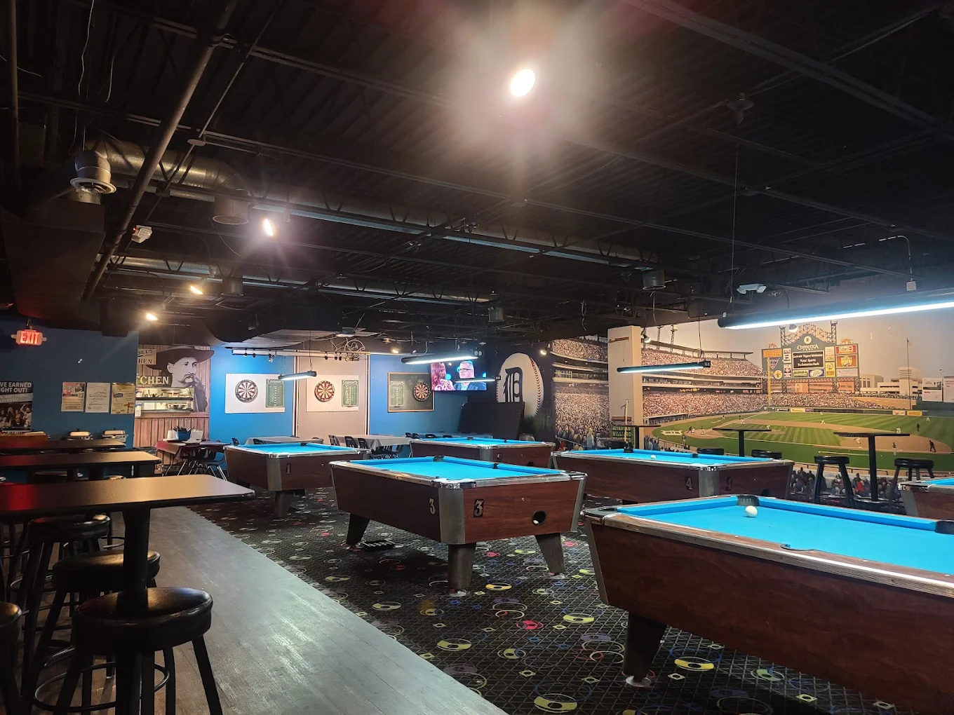 Total Sports and Entertainment pool hall exterior/interior