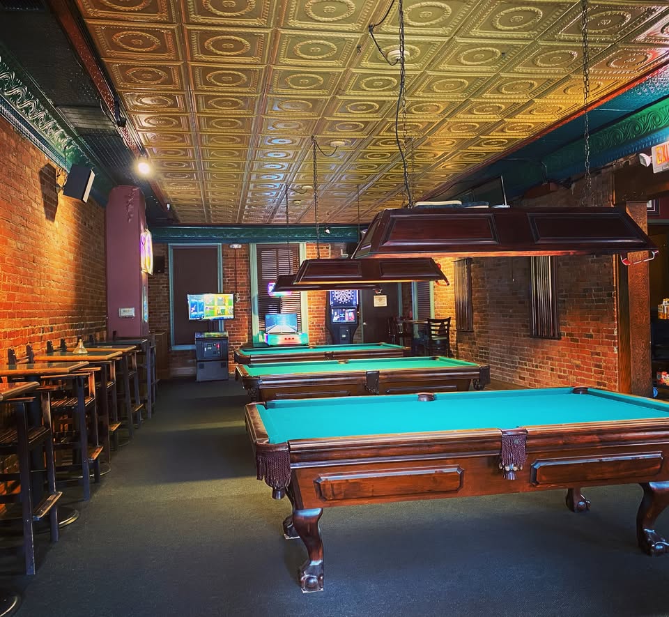 Sticks pool hall exterior/interior