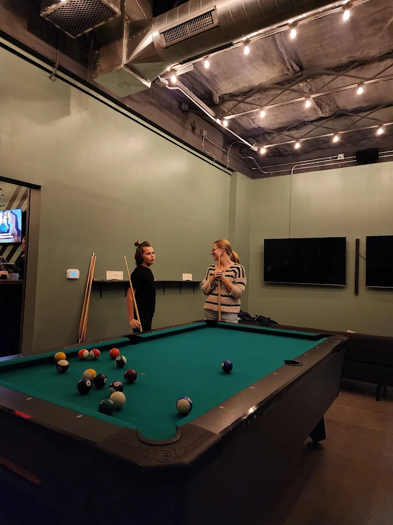 Hansen's Hall pool hall exterior/interior