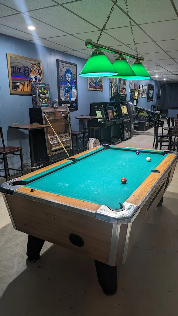 Jumbo's Bar pool hall exterior/interior