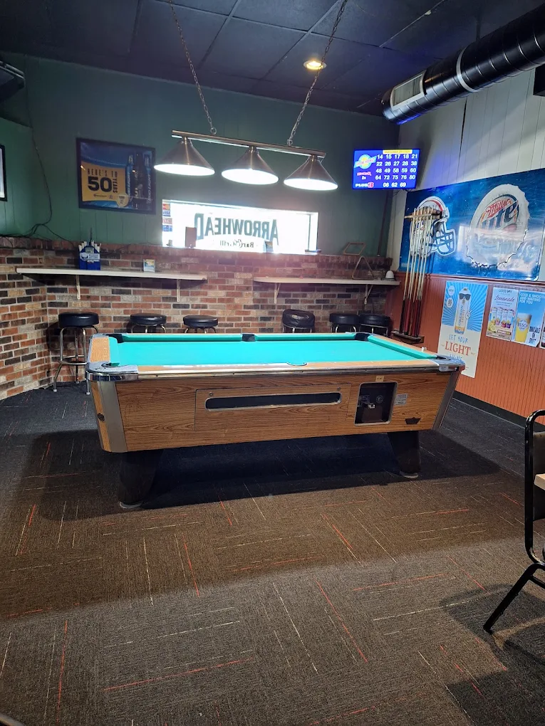 Arrowhead Bar & Grill pool hall exterior/interior