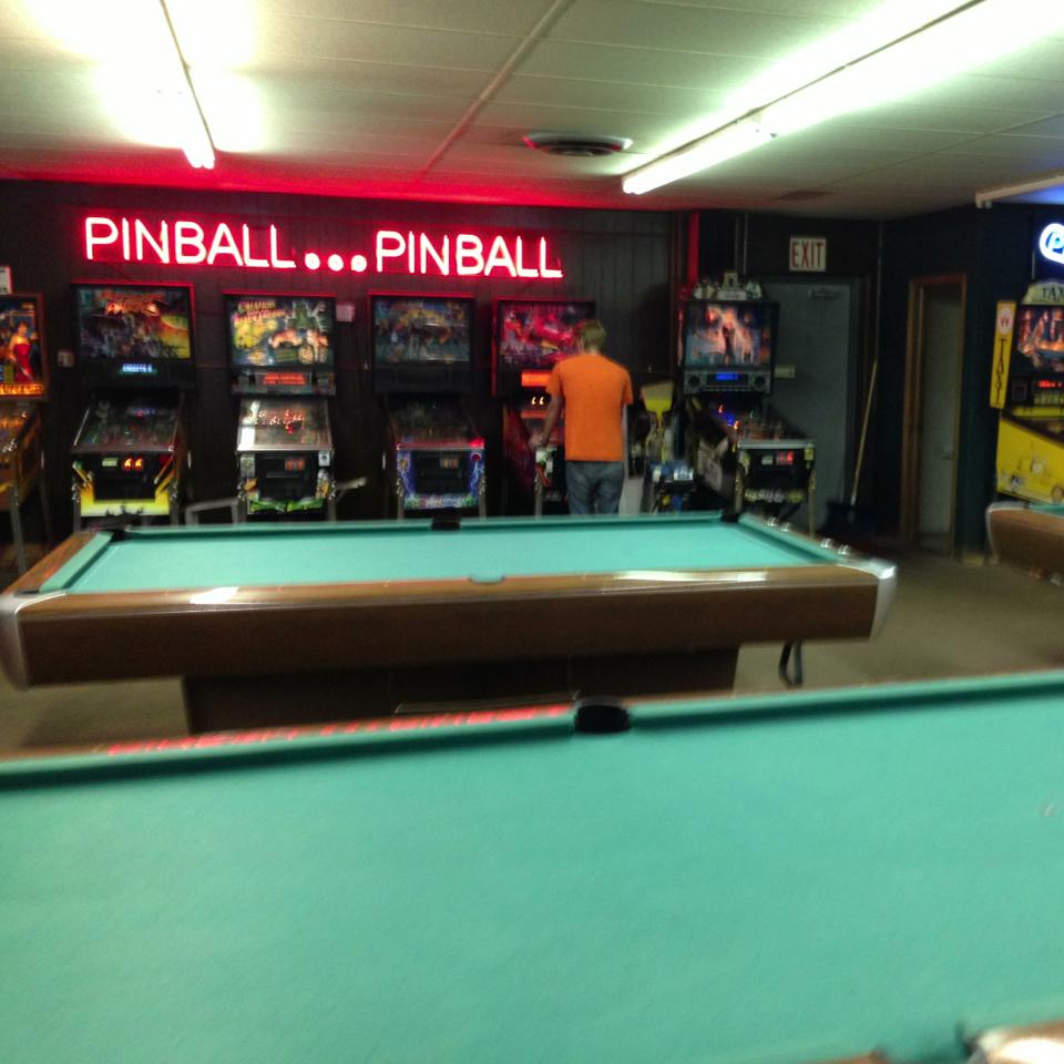 SS Billiards pool hall exterior/interior