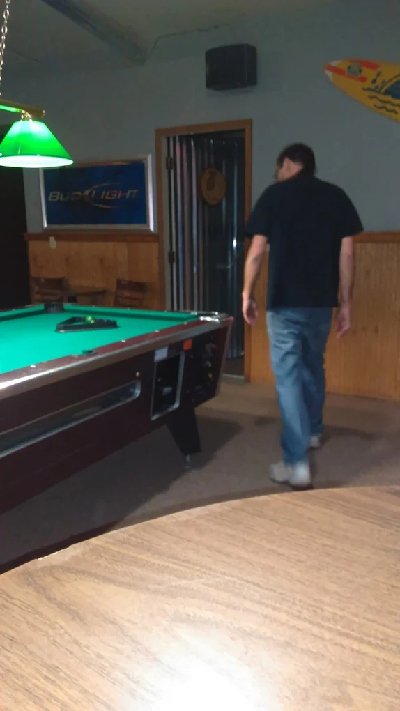 The Parlor pool hall exterior/interior