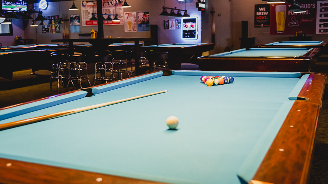 Billiards of Springfield pool hall exterior/interior