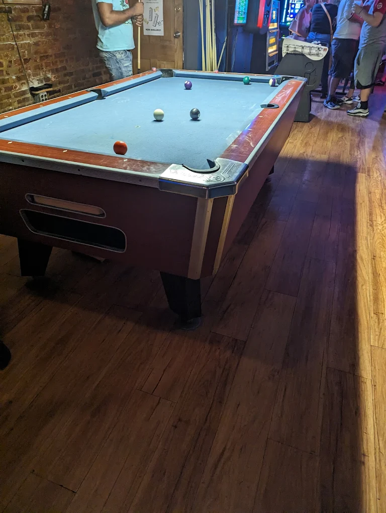 Trophy Room pool hall exterior/interior