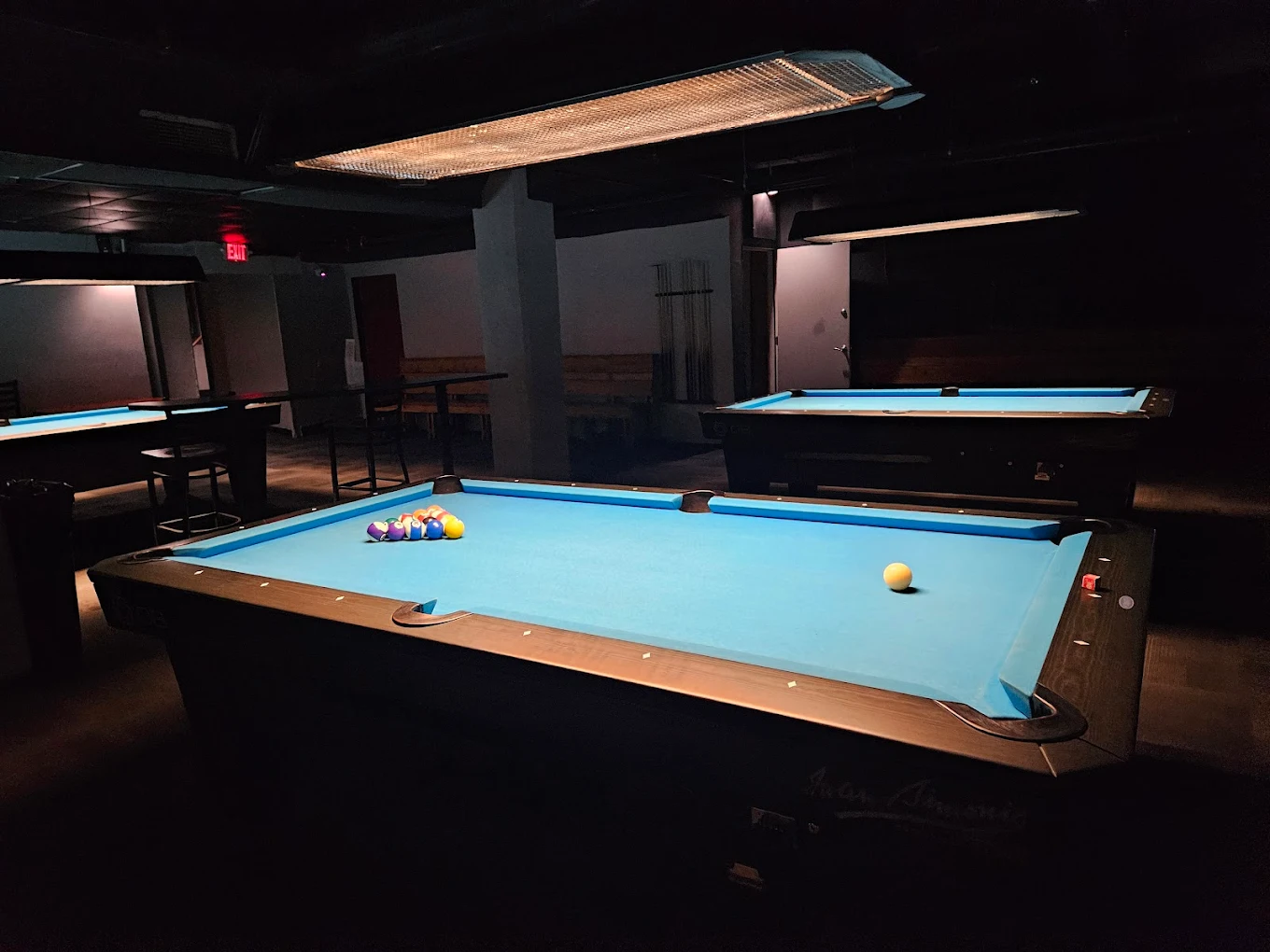 Three in the Side pool hall exterior/interior
