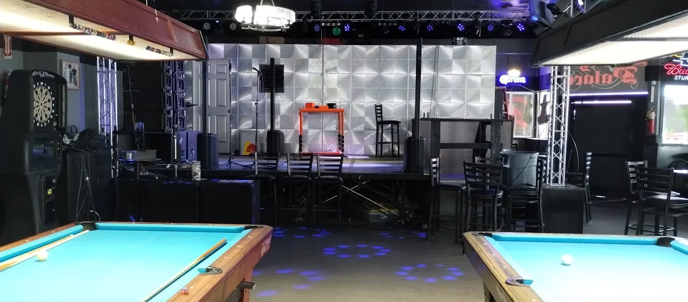 Party Palace pool hall exterior/interior