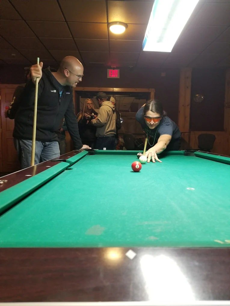 Longhorn Saloon pool hall exterior/interior