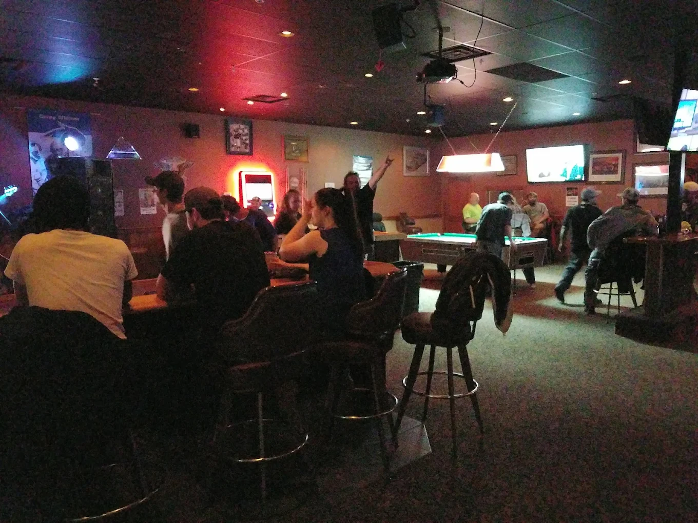 JR's Lounge & Casino pool hall exterior/interior