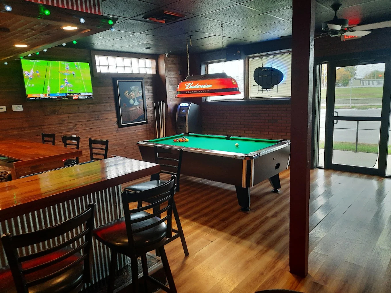 The Brickhouse Lounge pool hall exterior/interior