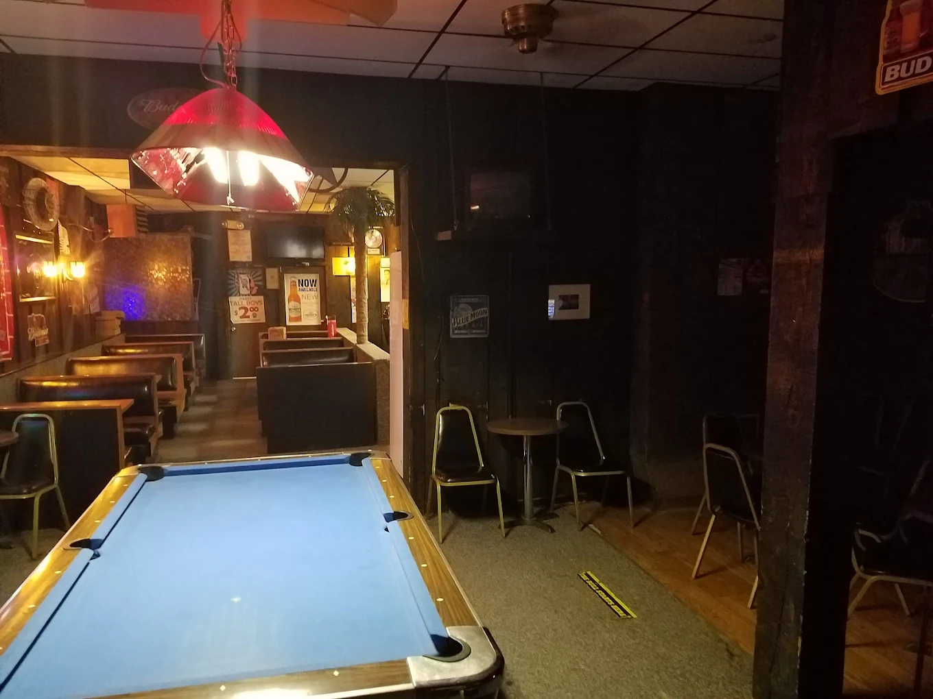 The Palm Garden Lounge pool hall exterior/interior