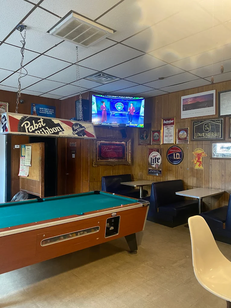 The Olive Saloon pool hall exterior/interior