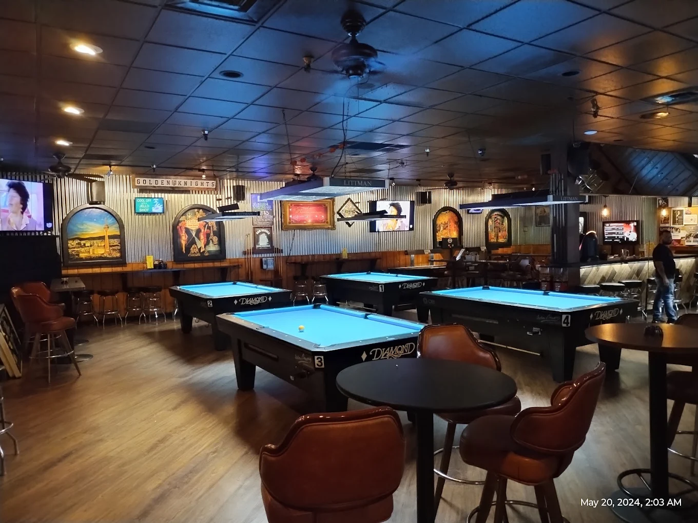 Rum Runner Lounge pool hall exterior/interior