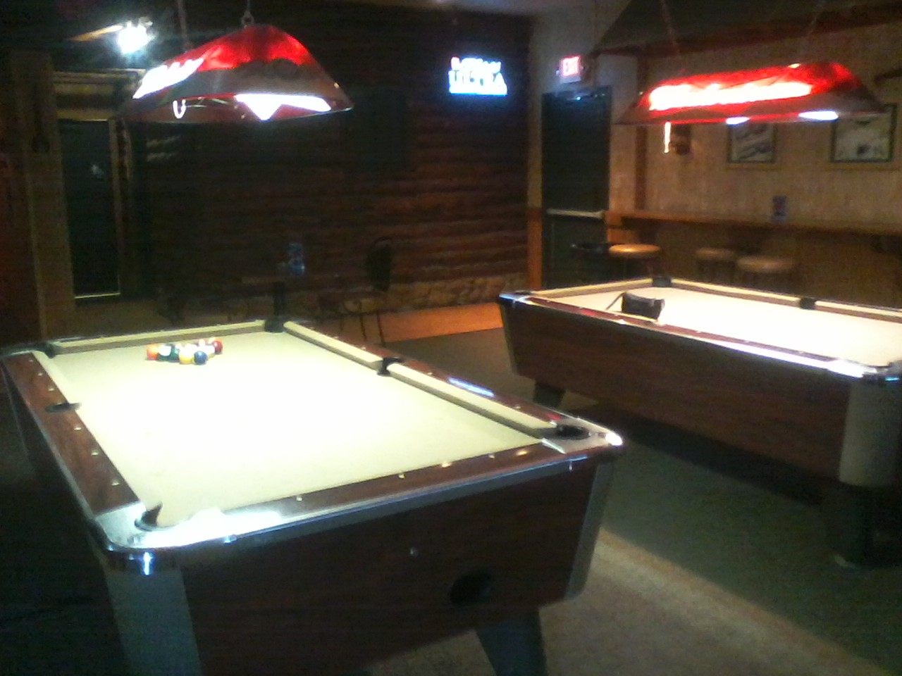 Rustic Lounge pool hall exterior/interior