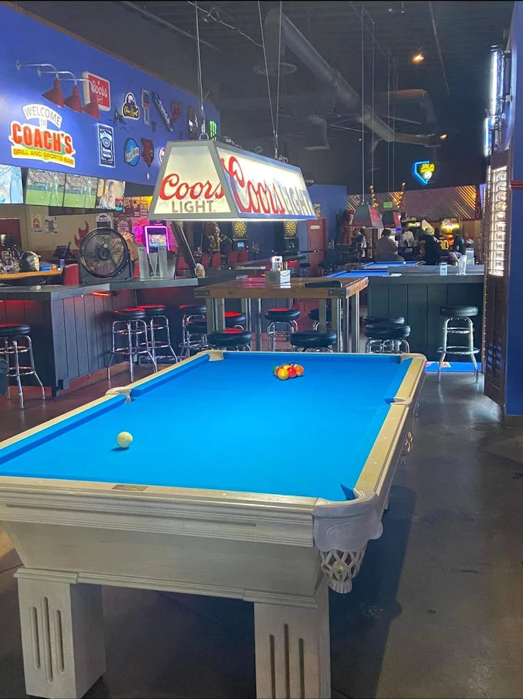 Coach's Grill & Sports Bar 2 pool hall exterior/interior