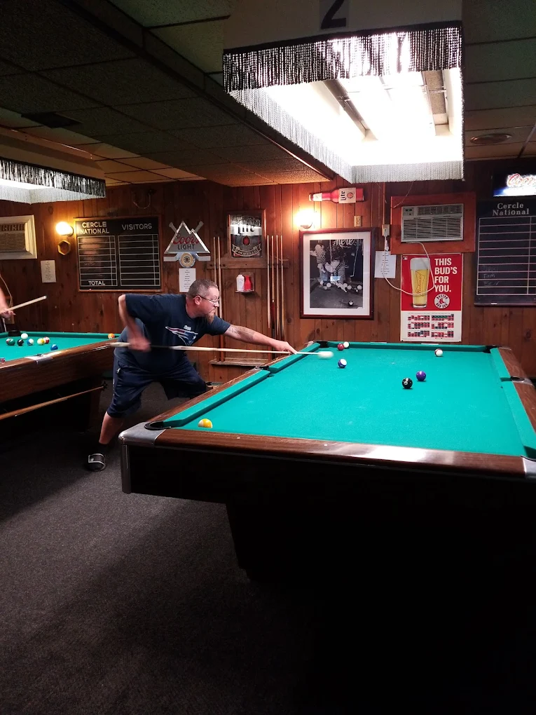 Cercle Natiional Club pool hall exterior/interior