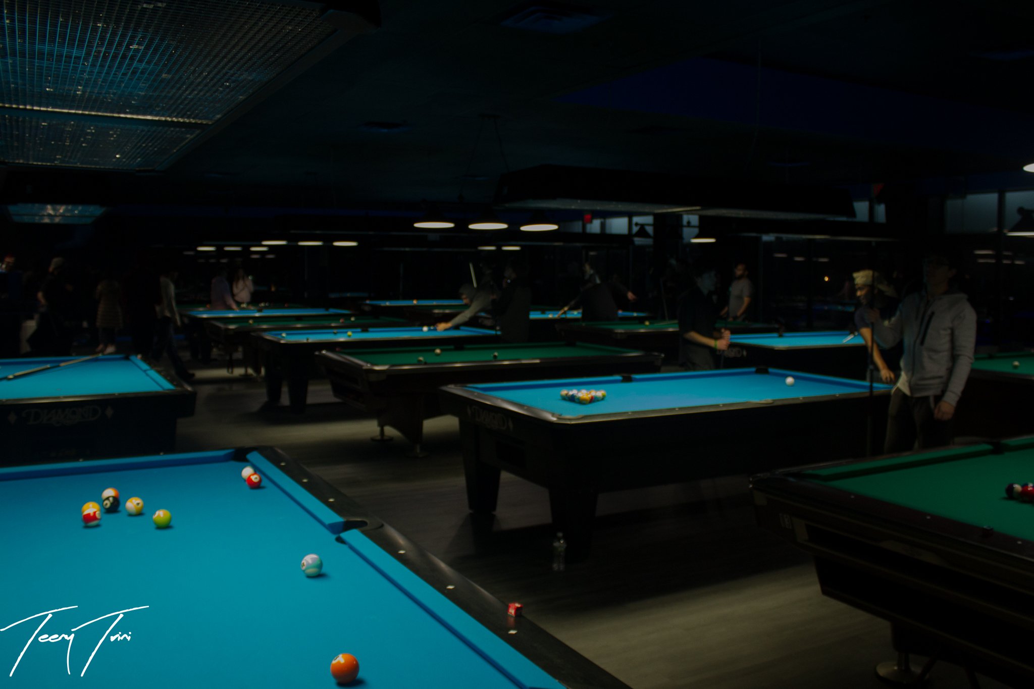Black Diamond Billiards pool hall exterior/interior