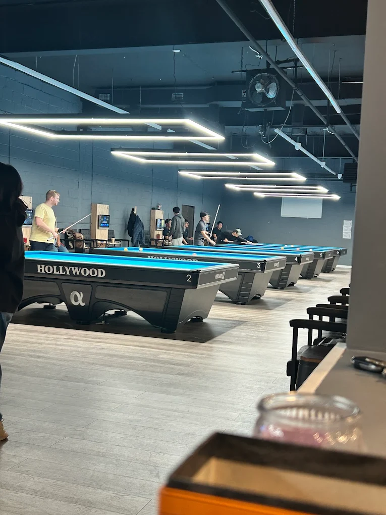 Bergen Billiards pool hall exterior/interior