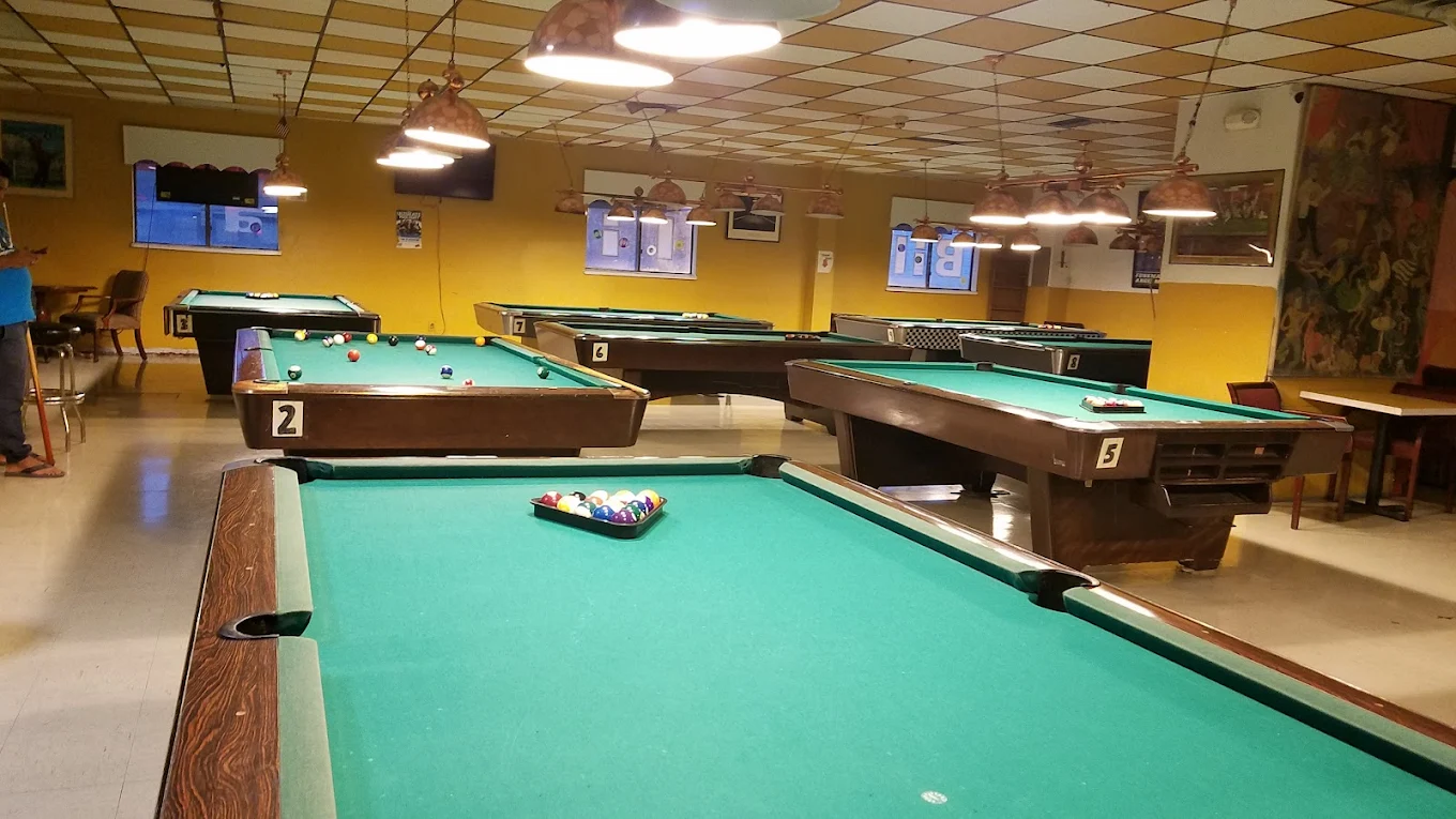 PD Billiards pool hall exterior/interior